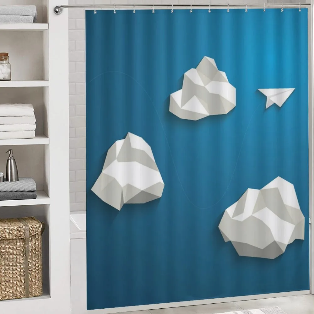 Plane Flying Between Polygons — Detail 4