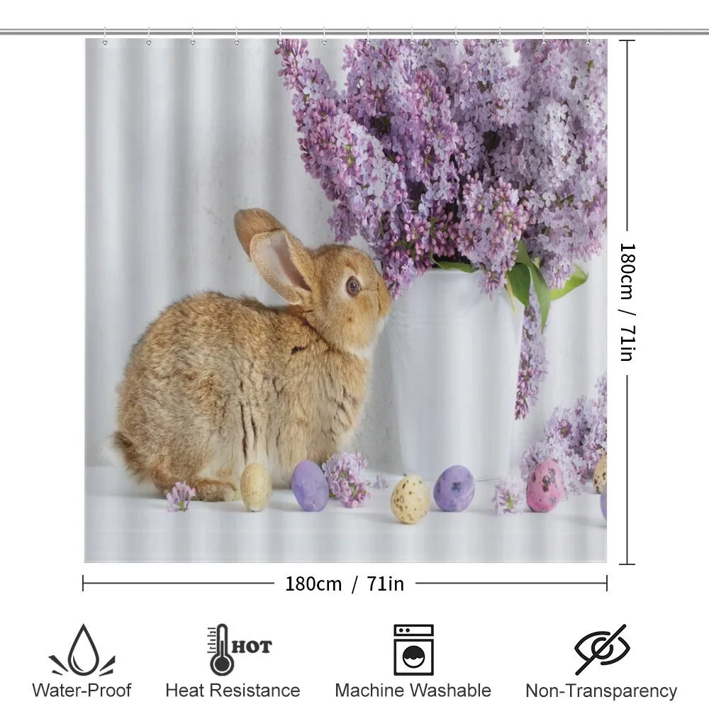 Rabbit with Lilac — Detail 2