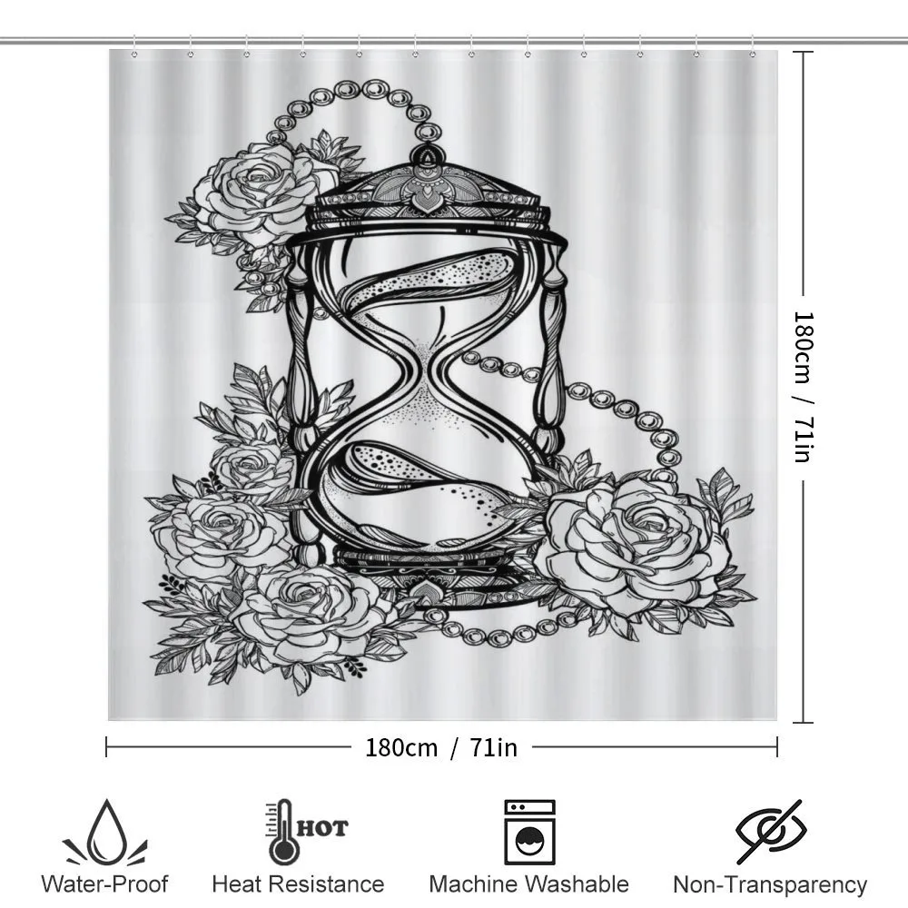 Sketch Style Hourglass — Detail 2