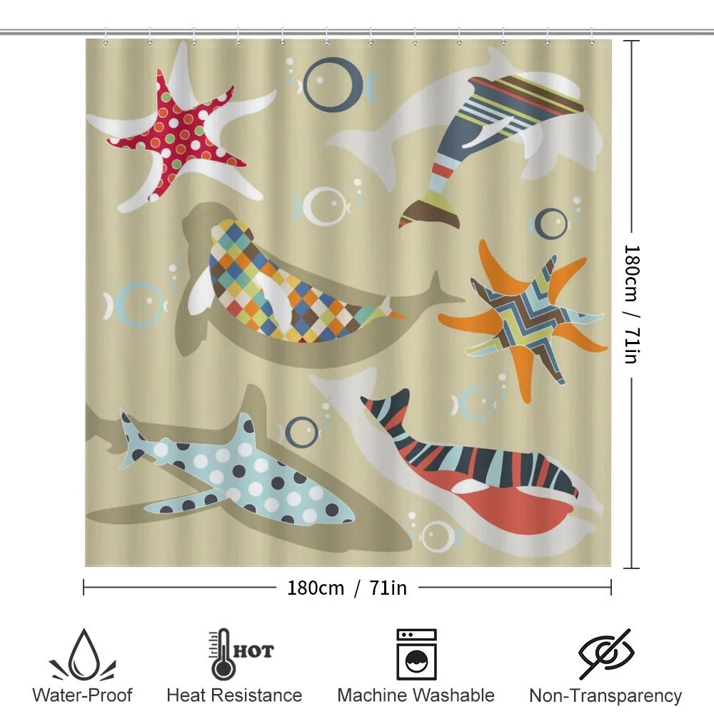 Starfish Dolphin Seal Bubble — Detail 2