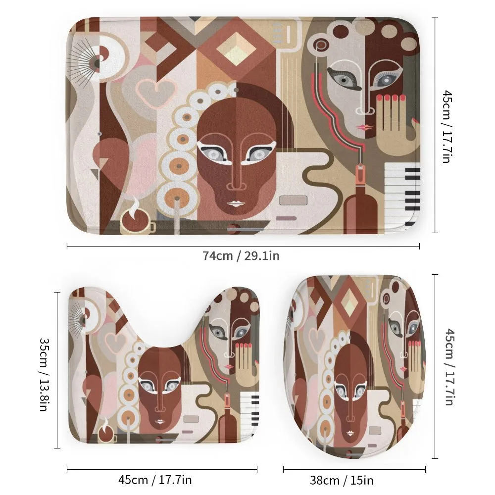 Abstract Shapes and Faces — Detail 1