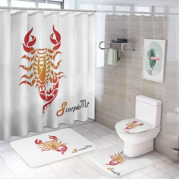 Astrology Birth on a shower curtain