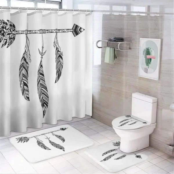 Bohemian Arrow Design on a shower curtain