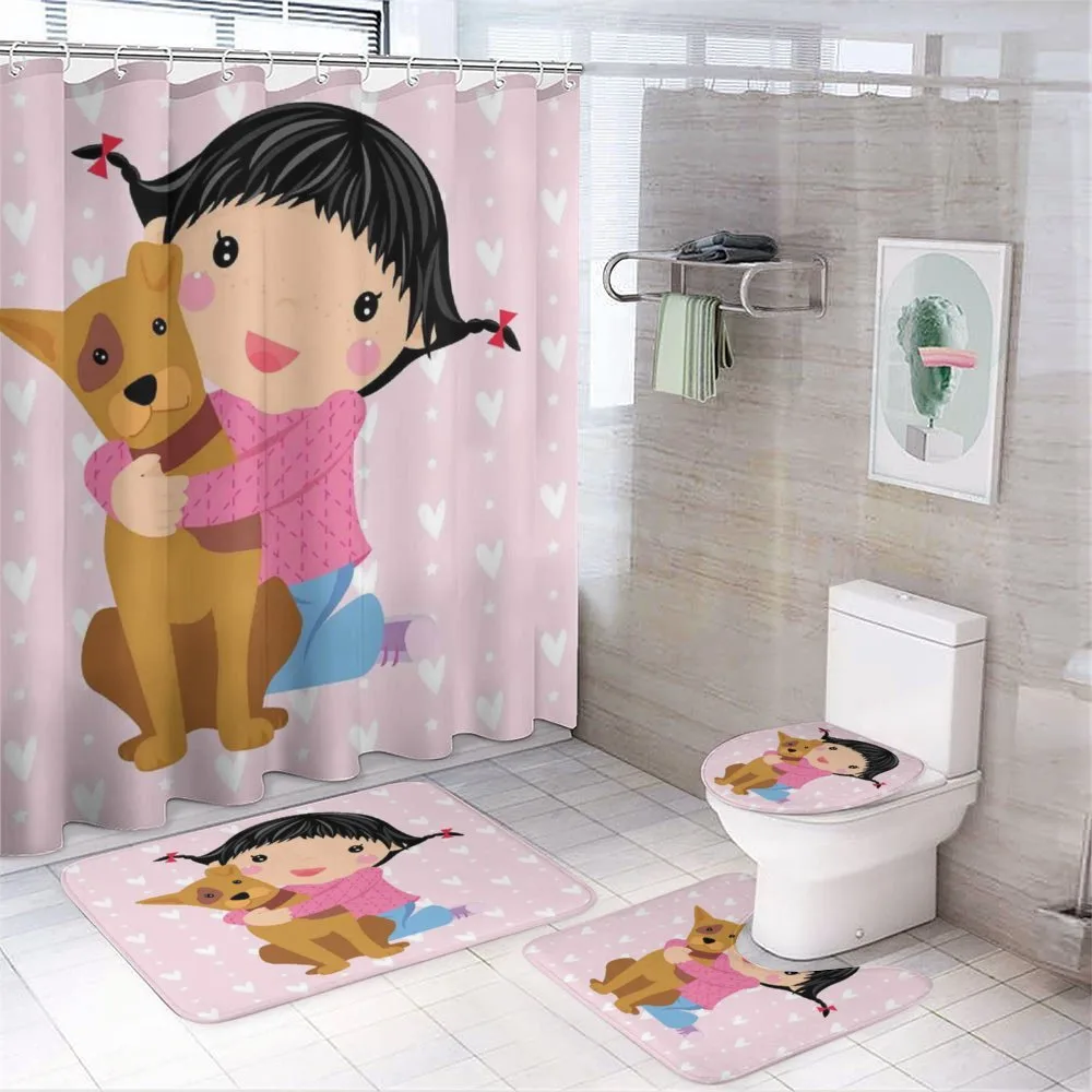 Doodle Girl and Pet Dog — Your design
