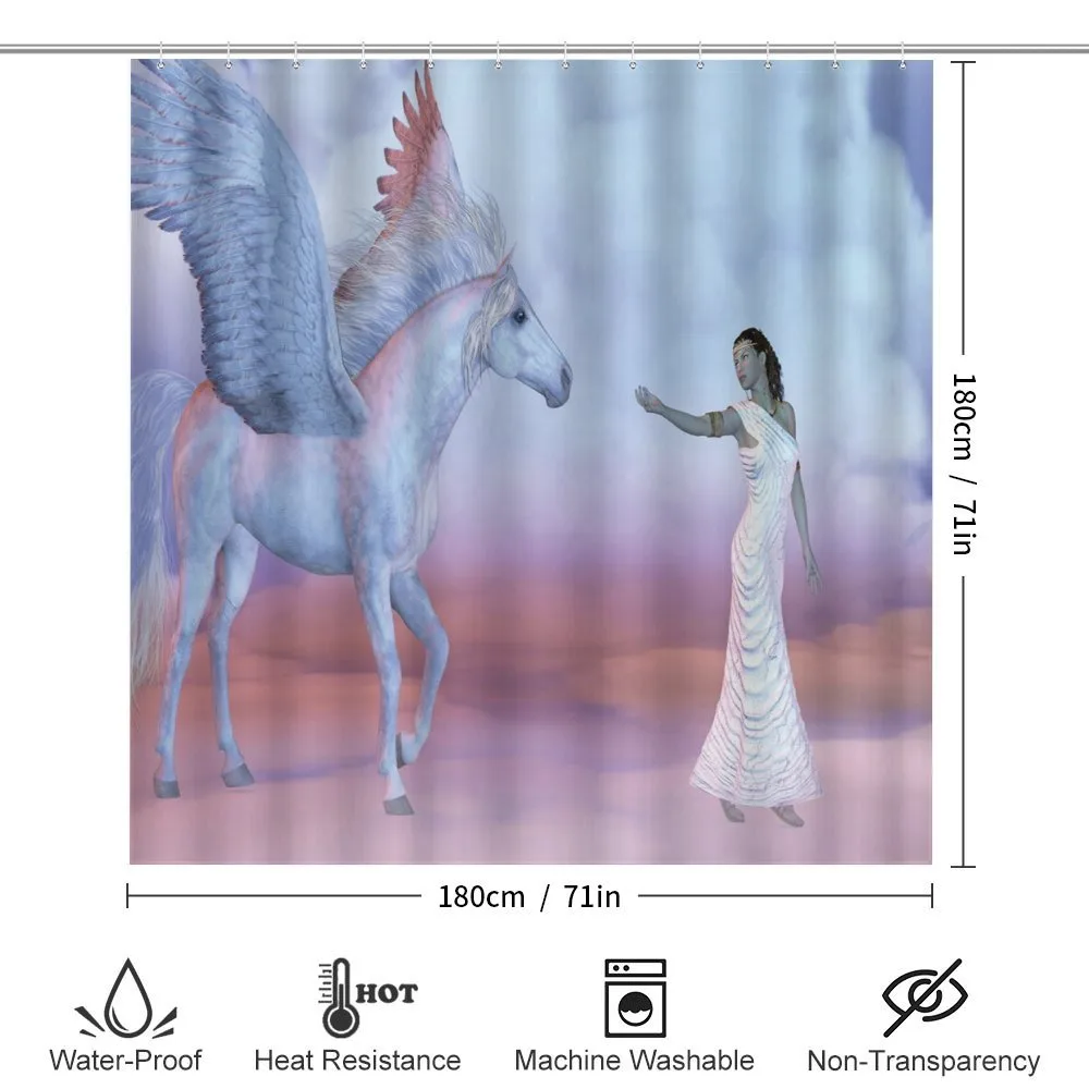 Dreamy Lady and Angel Horse — Detail 2