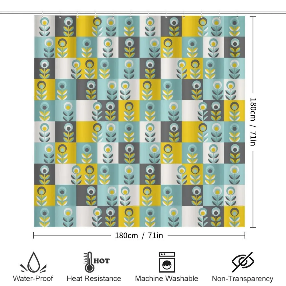 Flowers in Squares — Detail 2