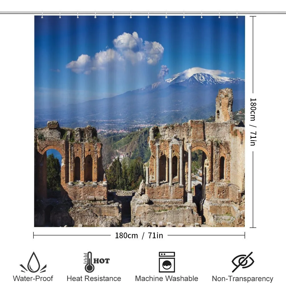 Greek Roman Ruins Landscape — Detail 2