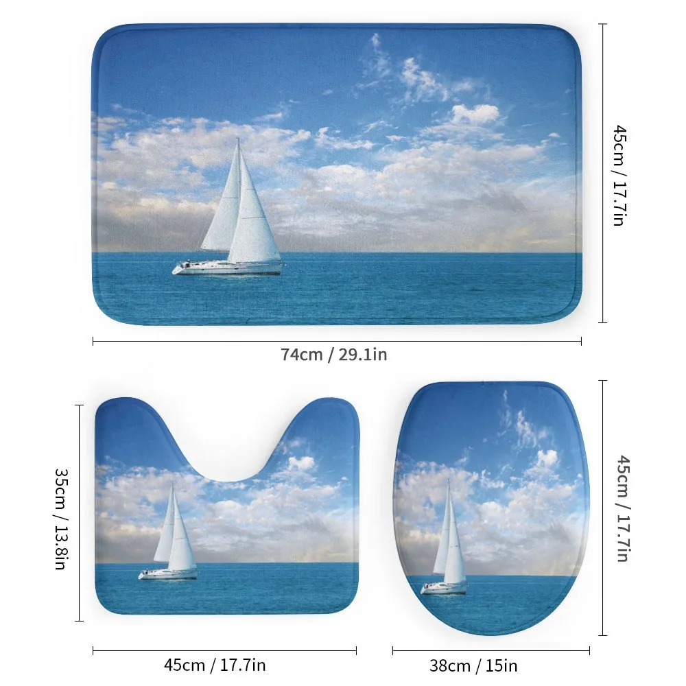 Modern Sail Boat on Sea — Detail 1