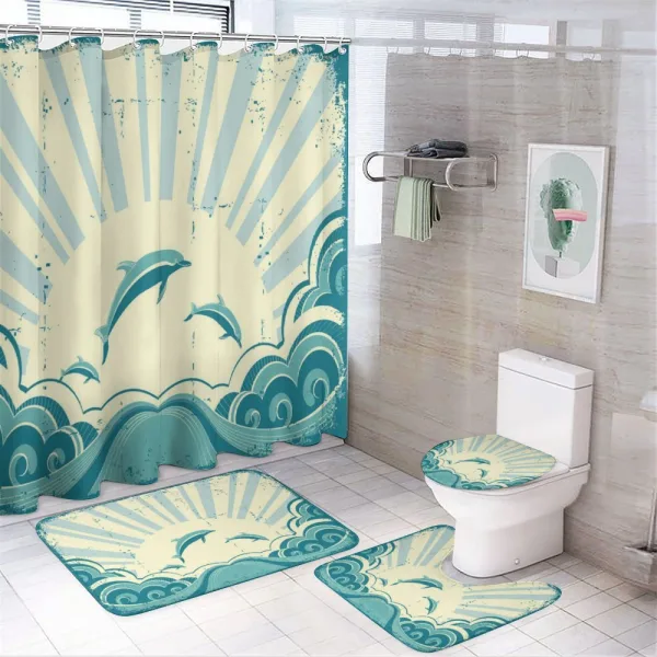 Nautical Inspirations on a shower curtain