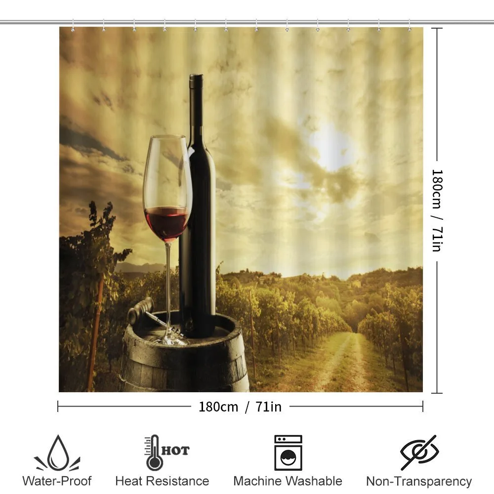 Red Wine Themed Vineyard — Detail 2