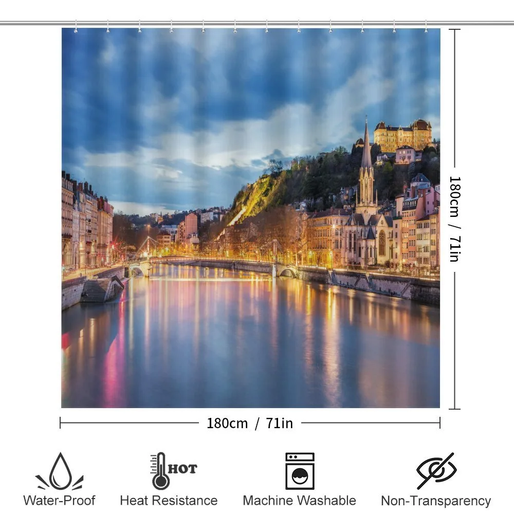 Saone River Lyon City — Detail 2