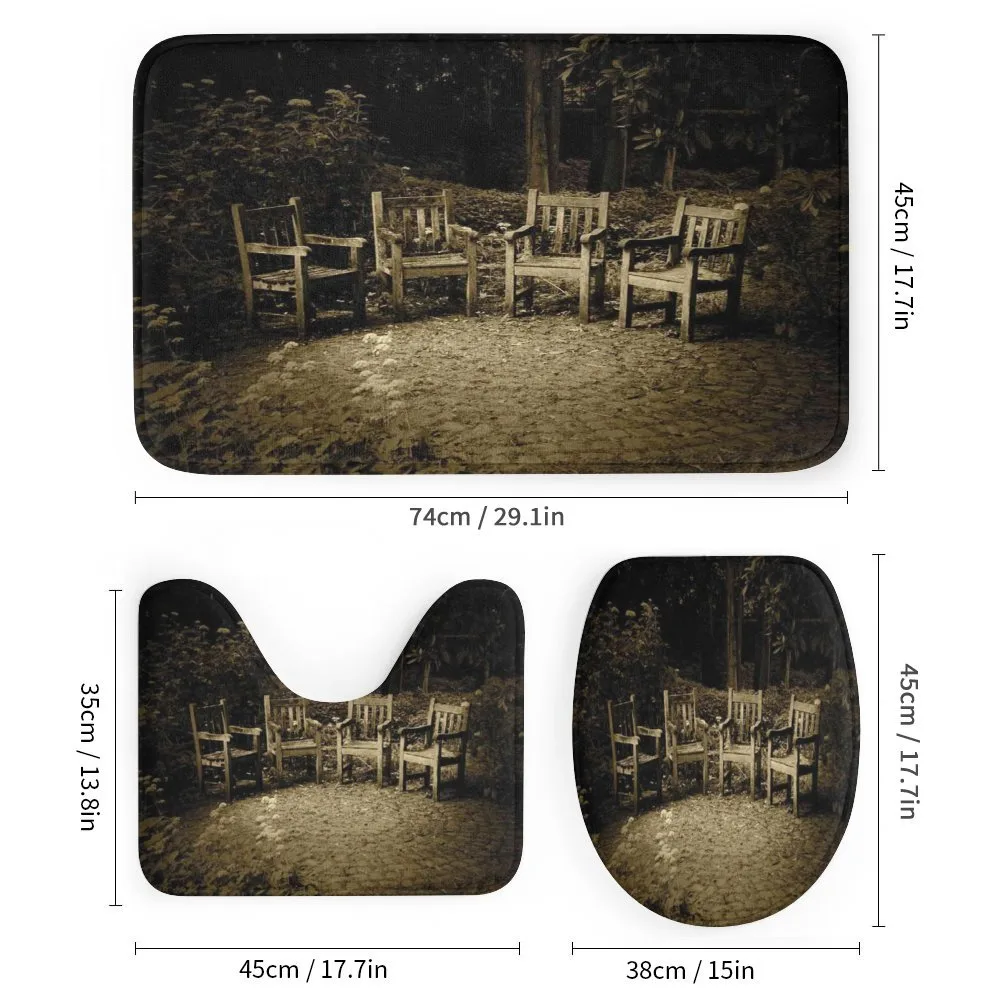 Small Wooden Rustic Chairs — Detail 1