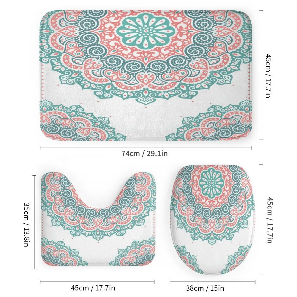 Soft Toned Mandala Asian — Detail 1