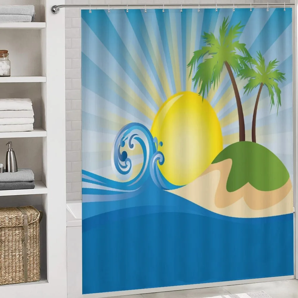 Sun Rays Tropical Island — Detail 4