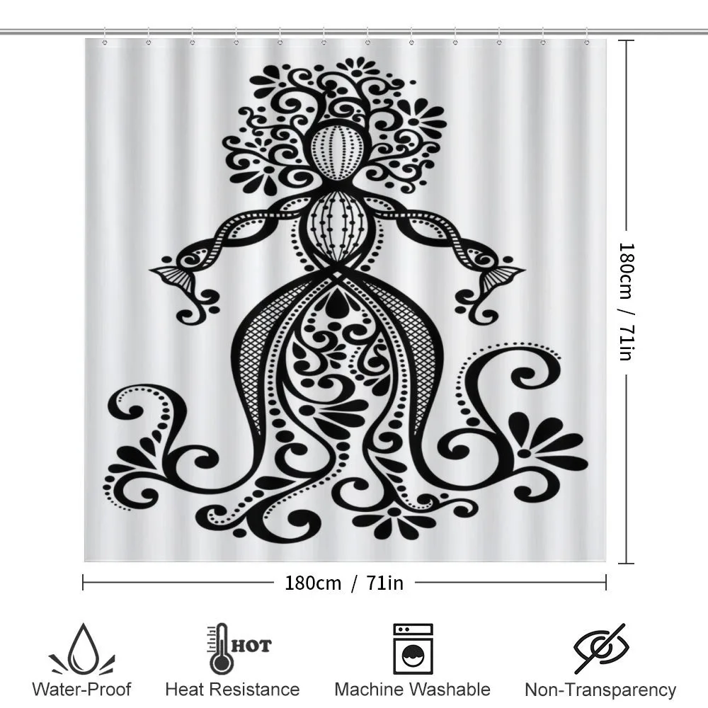 Woman Shape Vintage Ornate — Detail 2