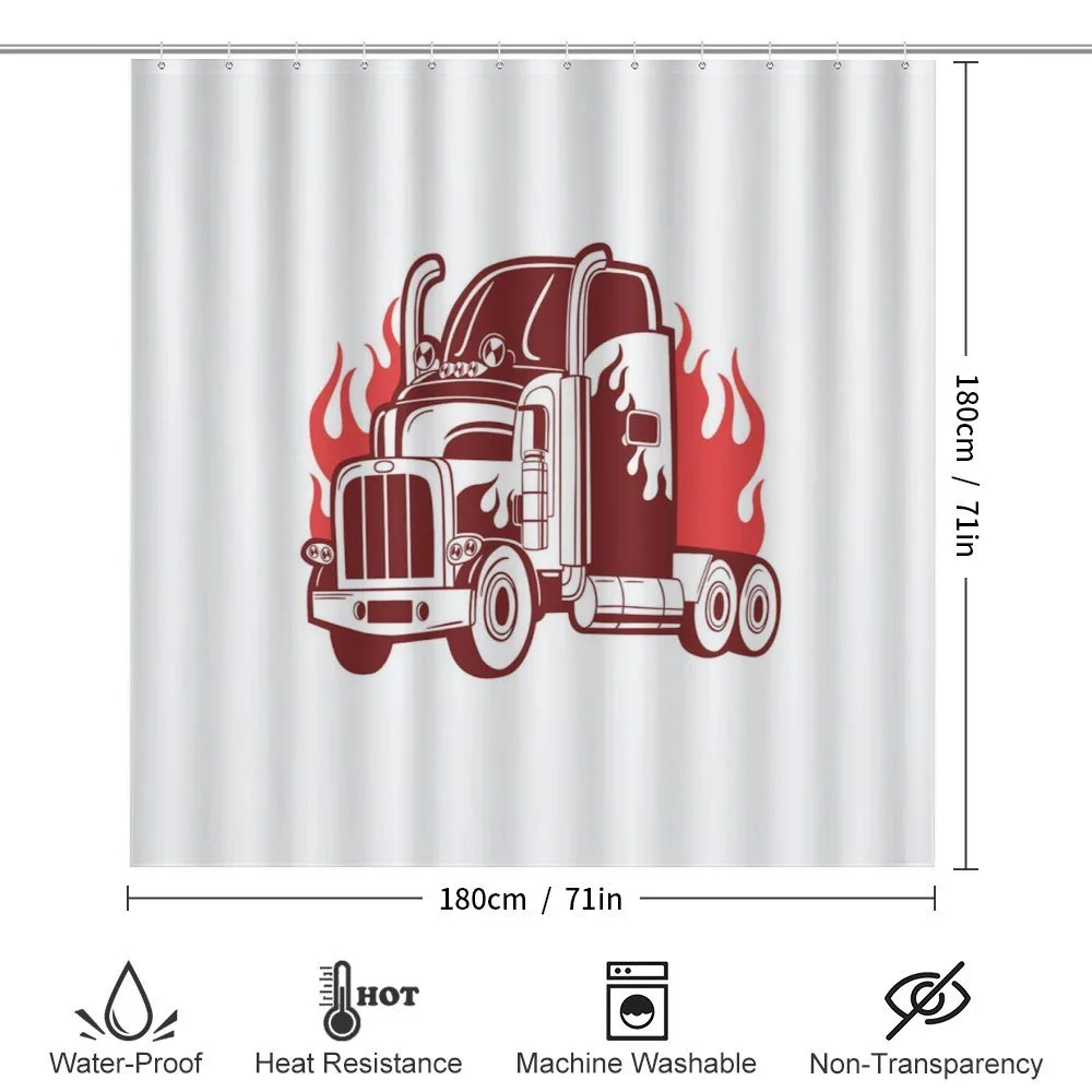 18 Wheeler Silhouette — Detail 2