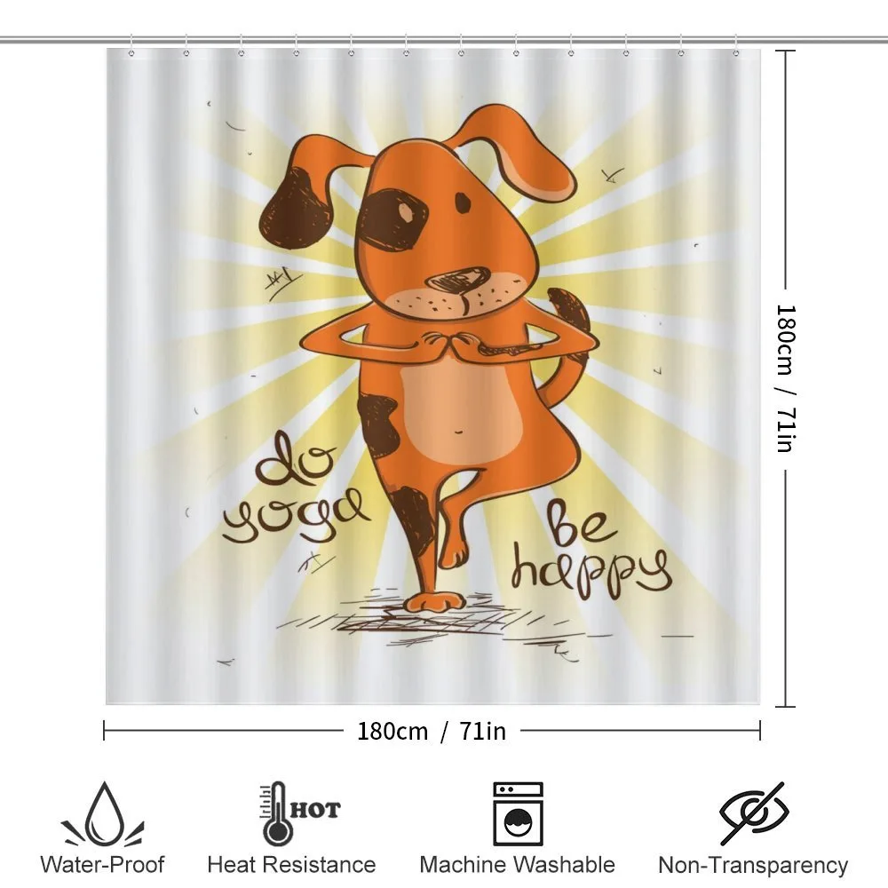Cartoon Dog Happy Message — Detail 2