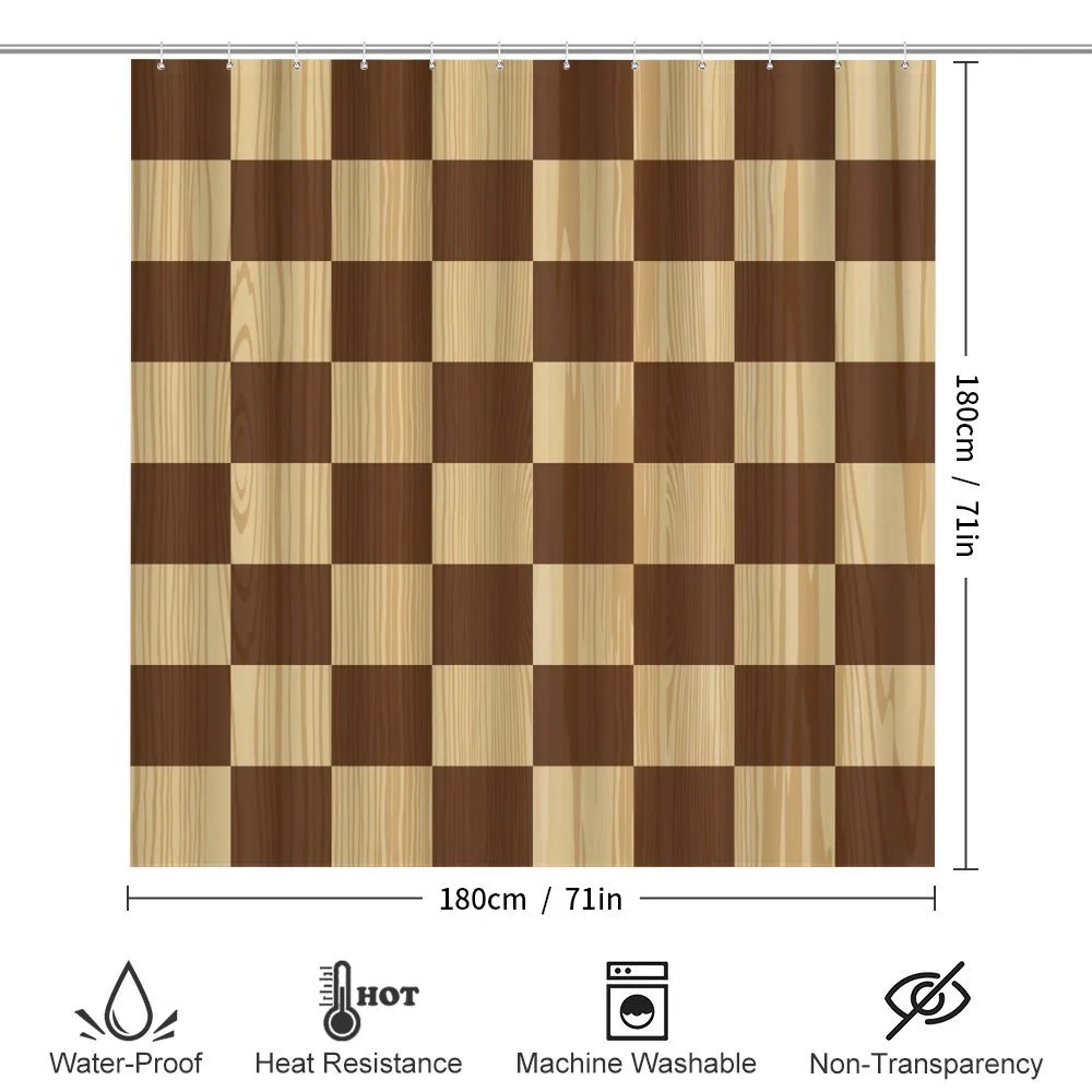 Checkerboard Wooden — Detail 2