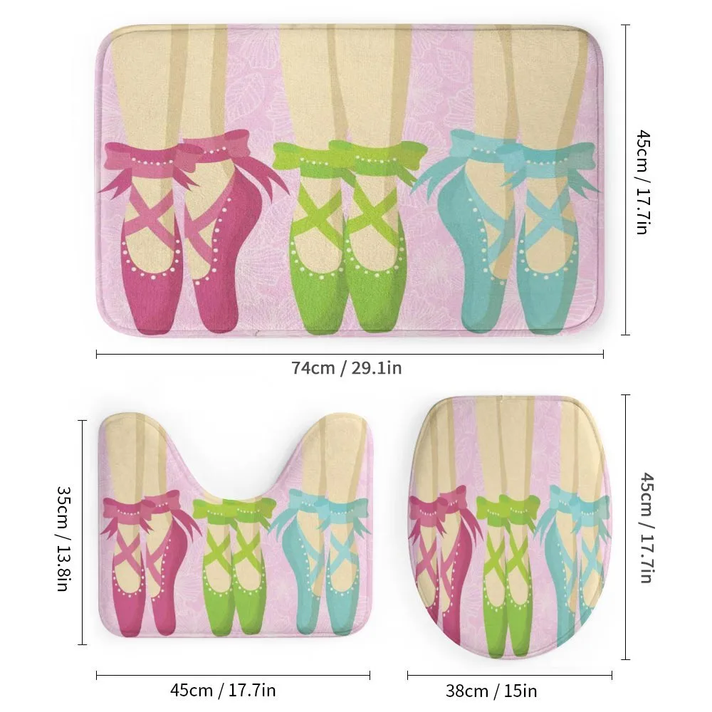 Colored Pointe Shoes on Pink — Detail 1