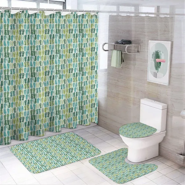 Exotic Nature Colors on a shower curtain