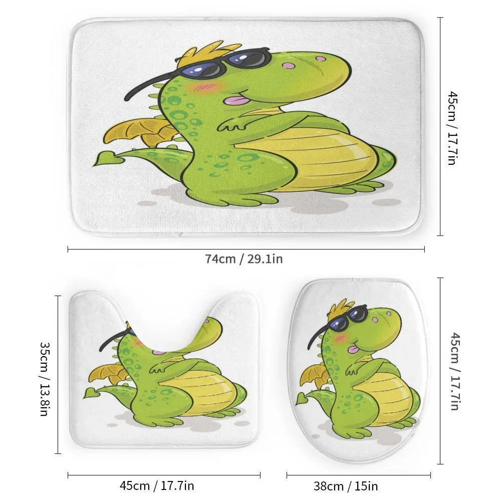 Funny Dino Cartoon Character — Detail 1