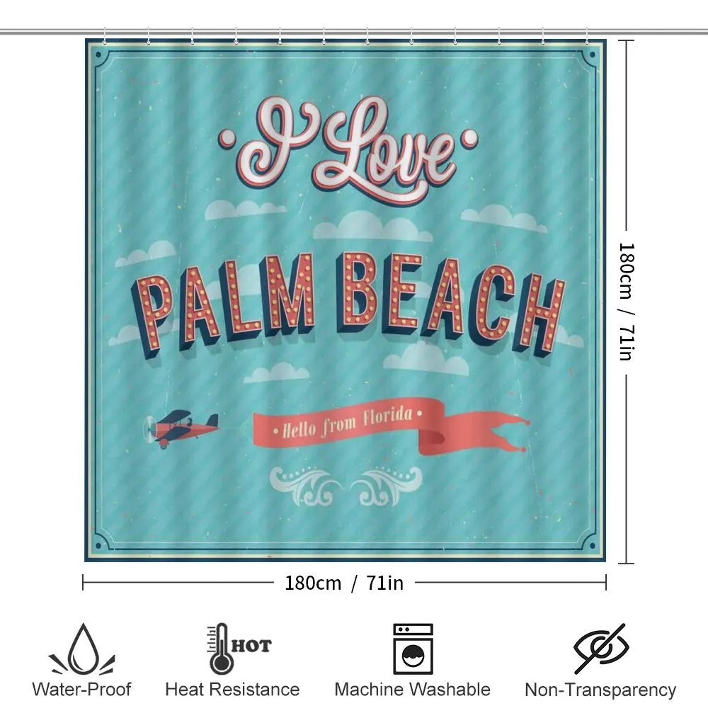 I Love Palm Beach Retro — Detail 2