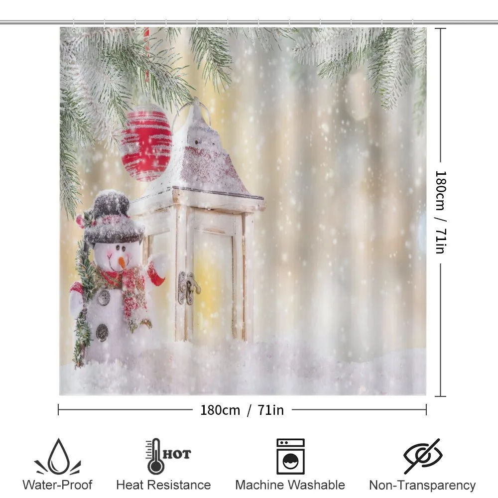 Lantern and Tiny Snowman — Detail 2