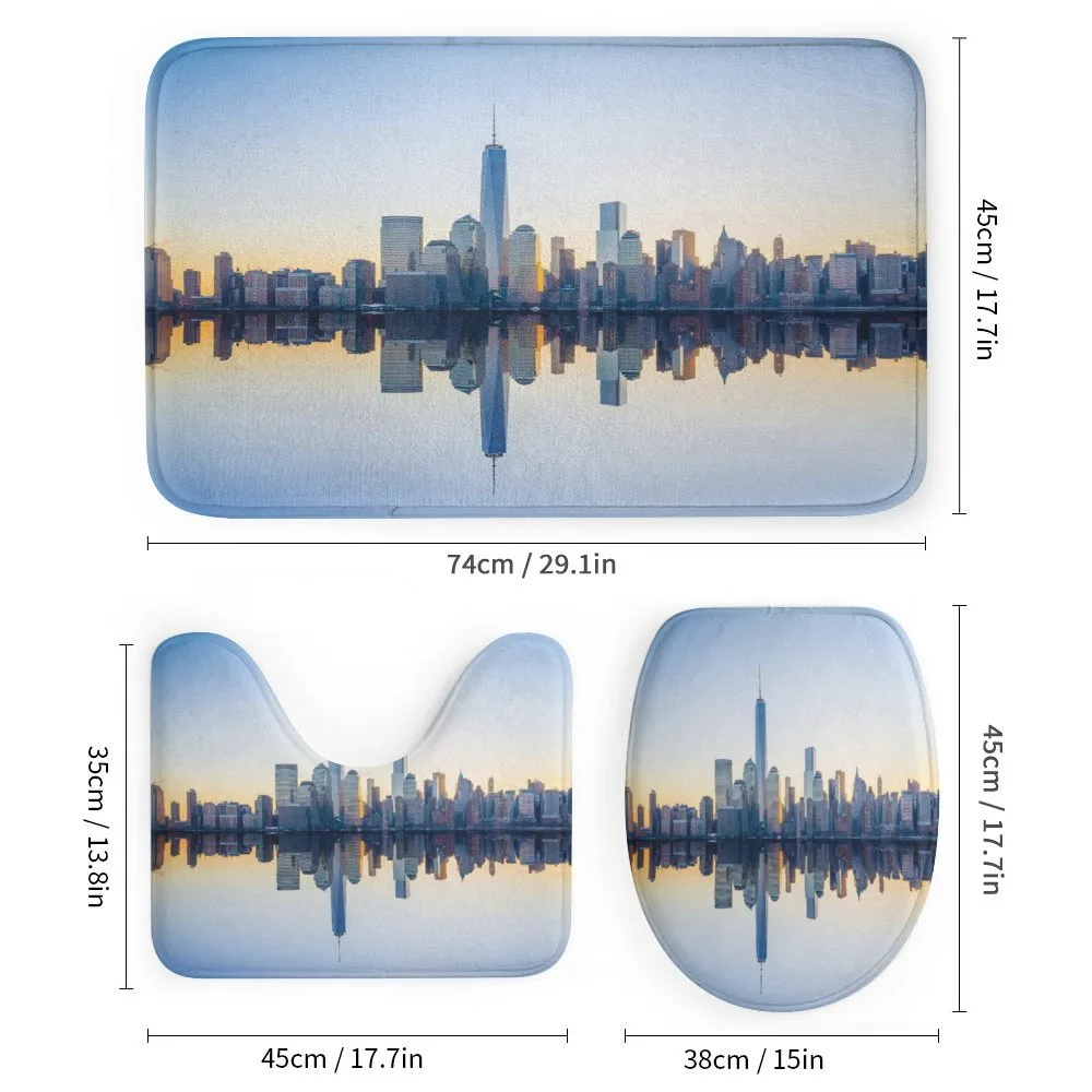 Manhattan Skyline Reflection — Detail 1