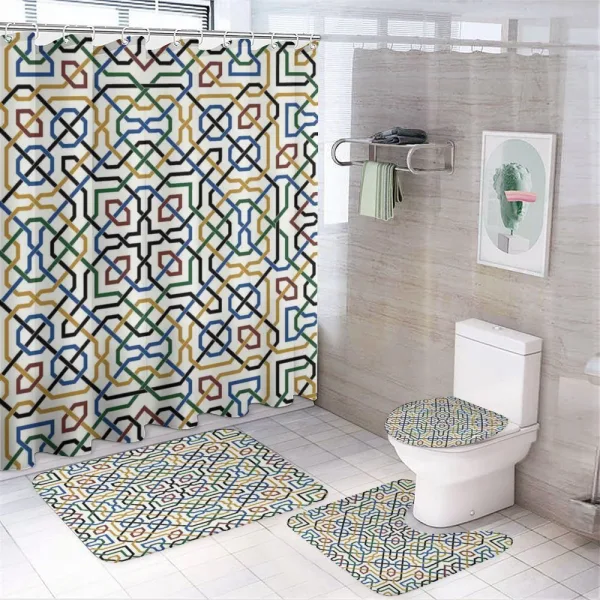 Marrakesh Motif on a shower curtain