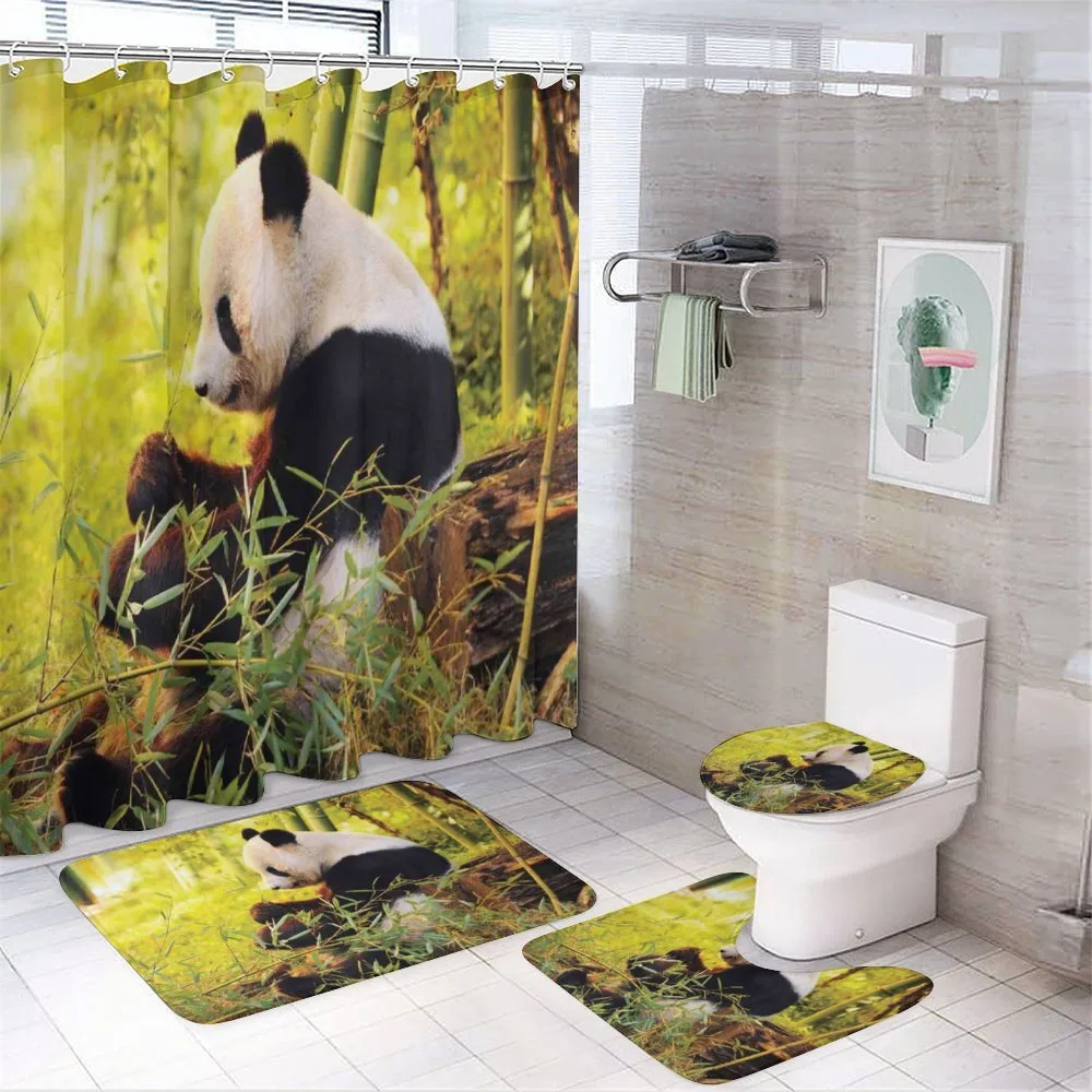 Panda Sitting in Forest — Your design