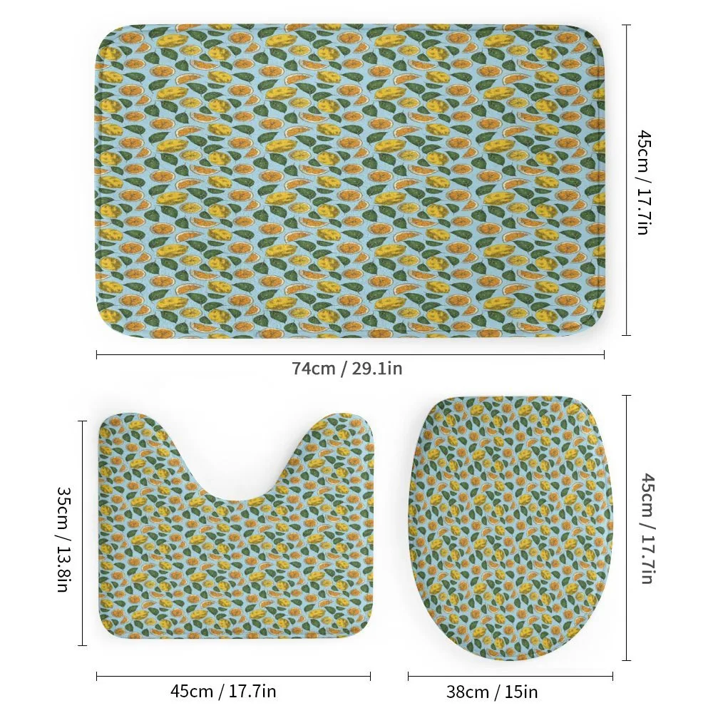 Sour Fruit and Leaves Pattern — Detail 1