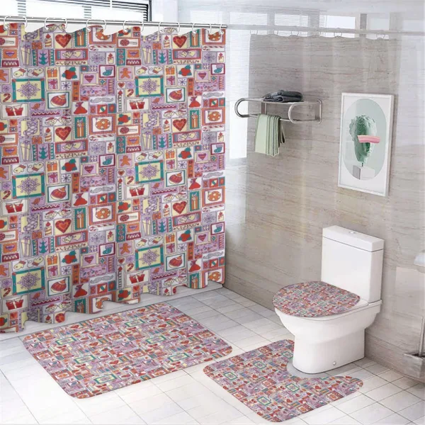 Sweets Candles Citrus on a shower curtain