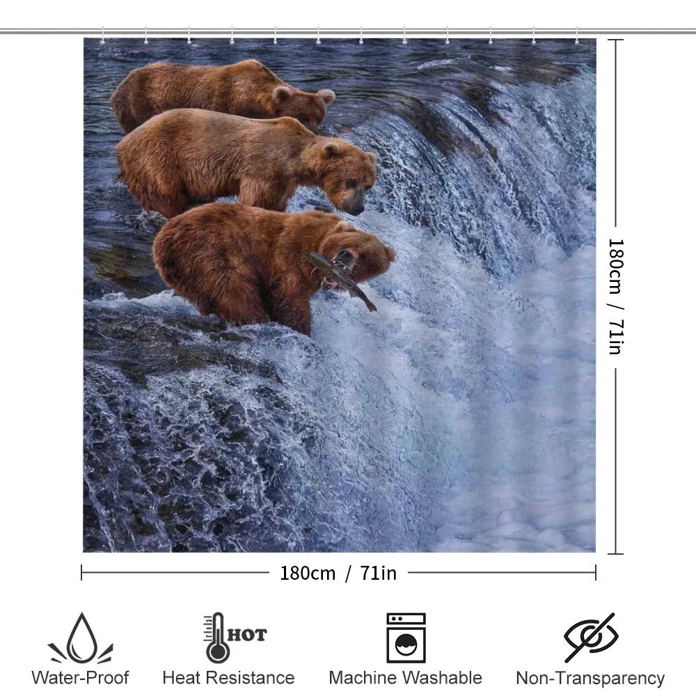 Wild Bear Fish Nature — Detail 2