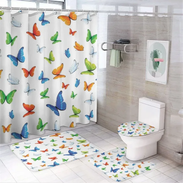 Butterflies Animal on a shower curtain