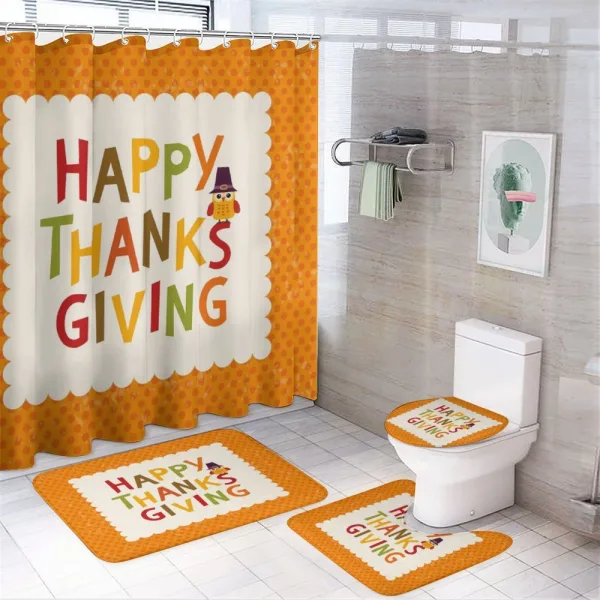 Cartoon Owl on a shower curtain
