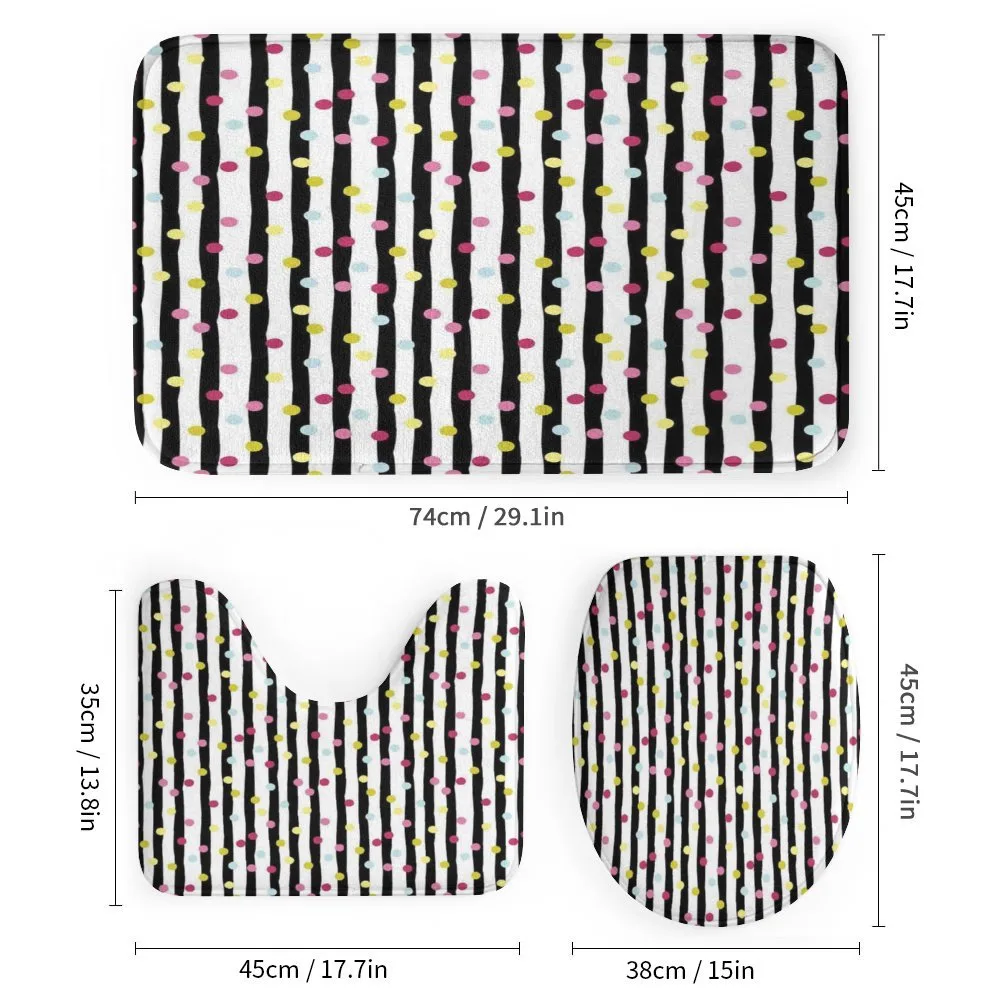 Colorful Dots and Stripes — Detail 1