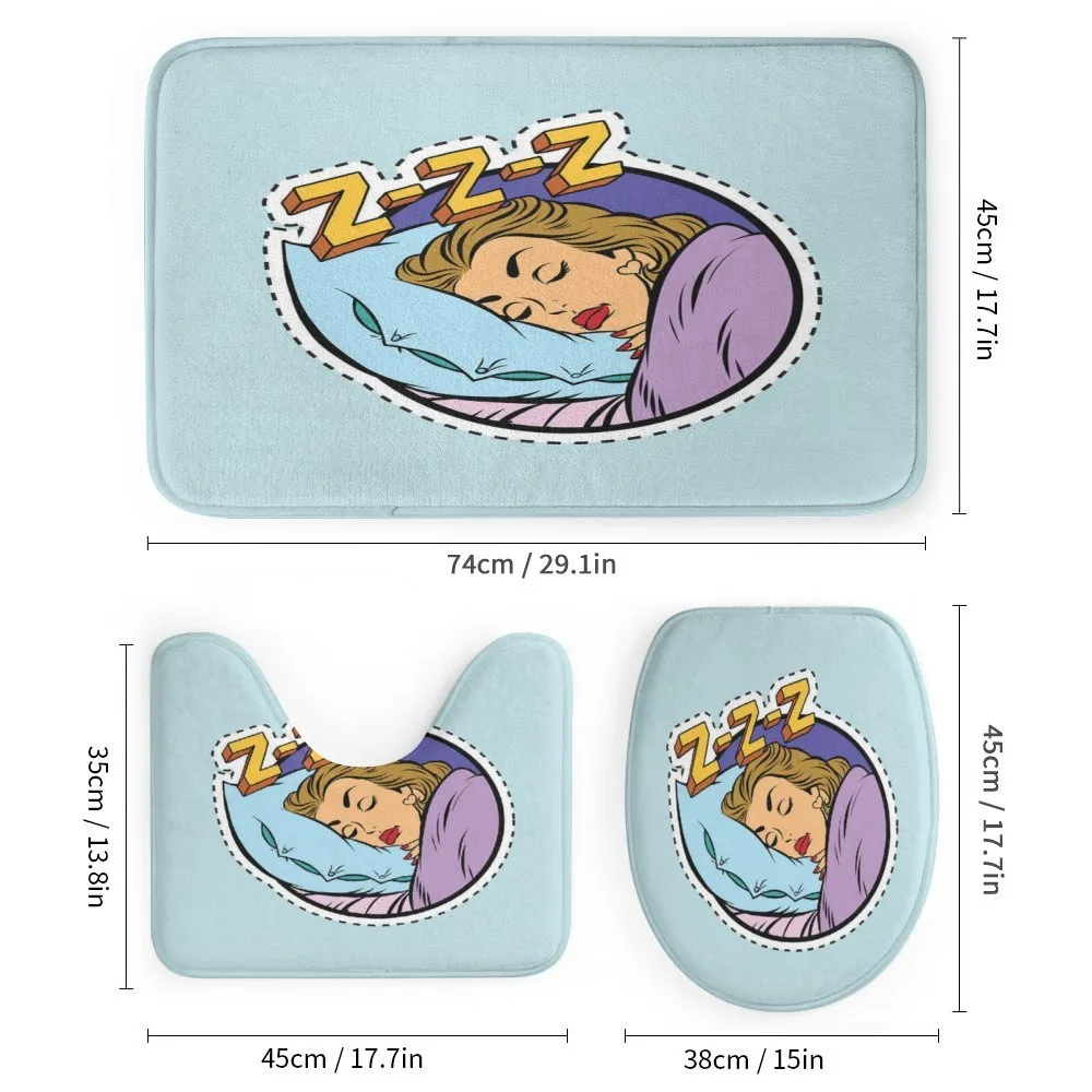 Comic Book Sleeping Girl — Detail 1