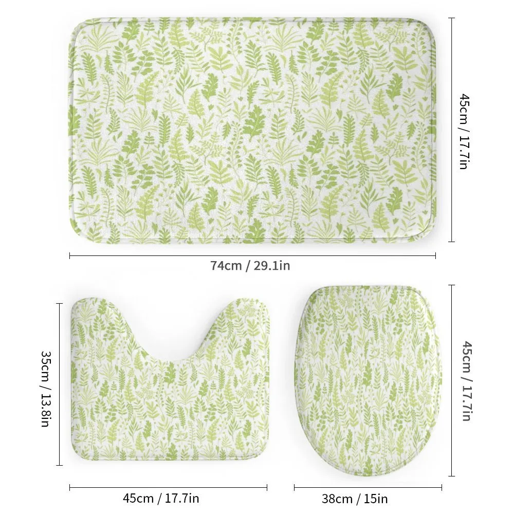 Foliage Pattern Green Shades — Detail 1