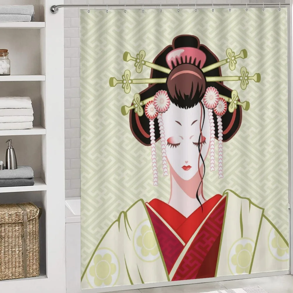 Geisha Woman Portrait — Detail 4