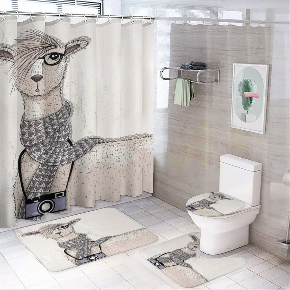 Llama with Glasses Scarf — Your design