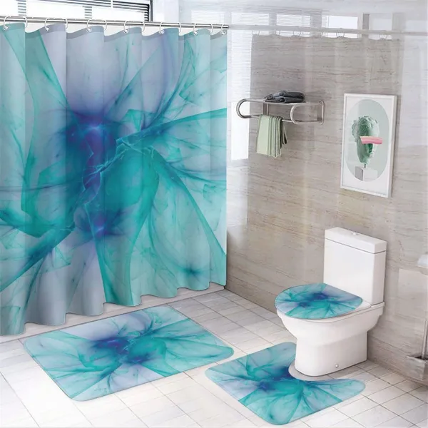 Modern Creative Artwork on a shower curtain