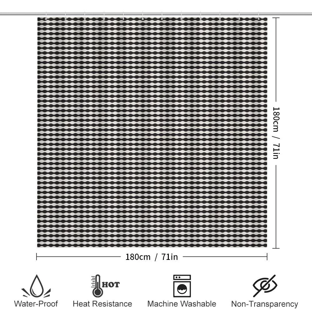 Monochromatic Wavy Lines — Detail 2