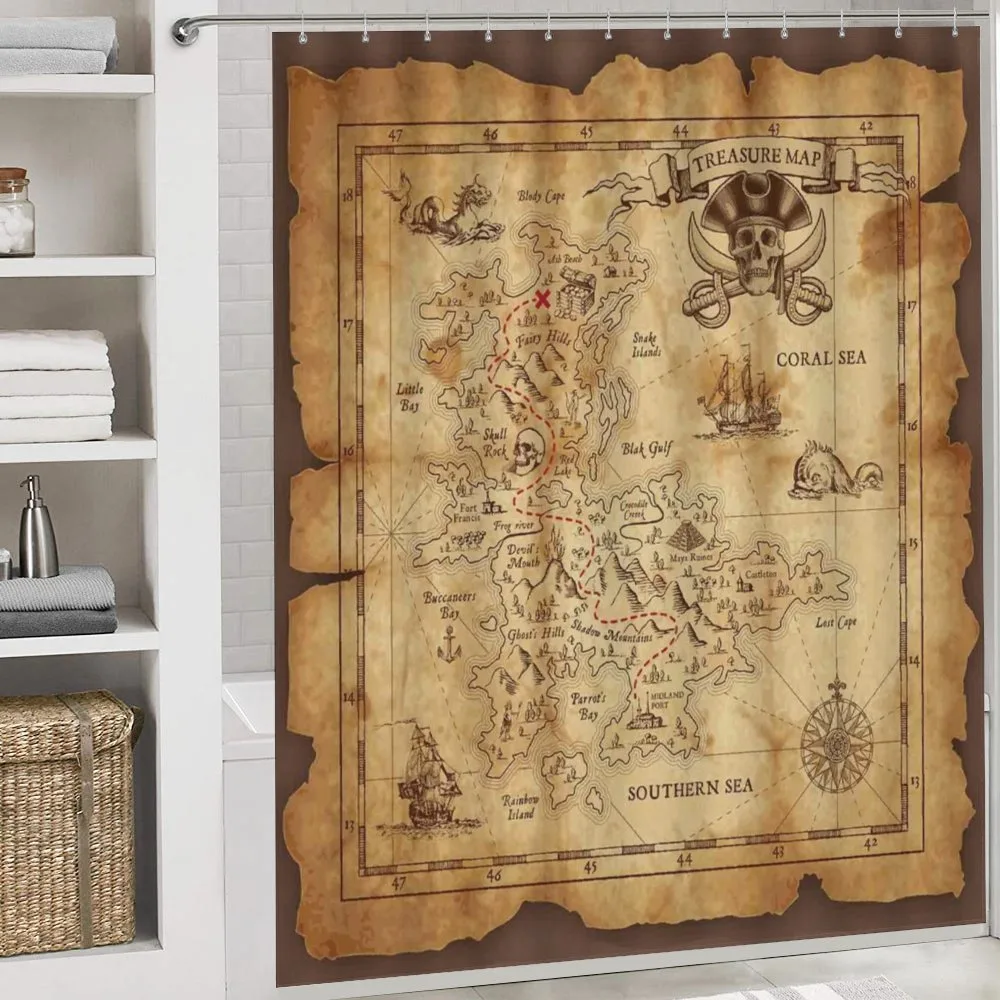 Old Paper Treasure Map — Detail 4