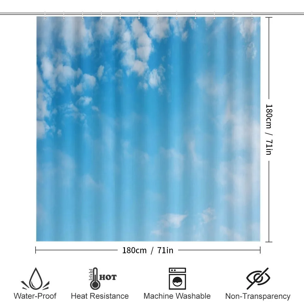 Open Summer Sky with Clouds — Detail 2