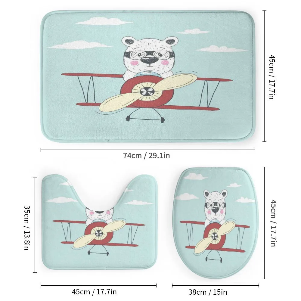 Pilot Bear in Plane — Detail 1