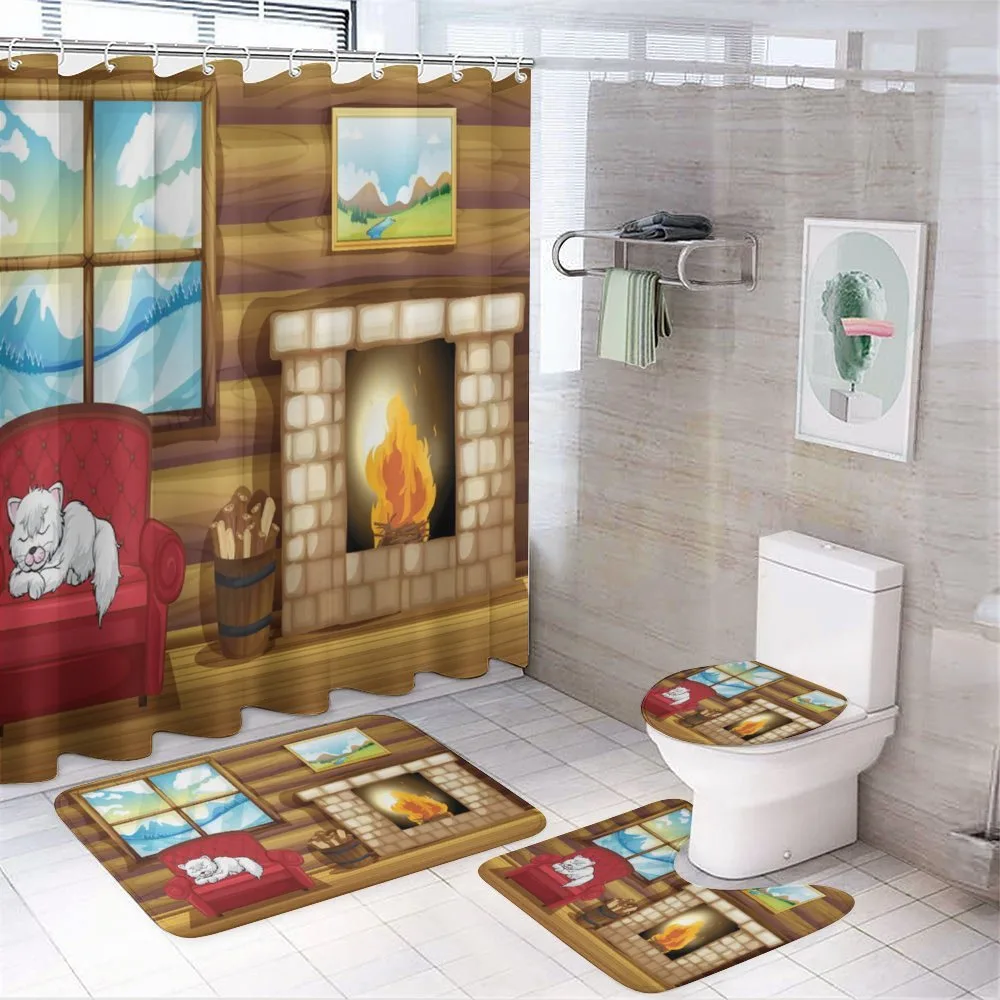 Sleepy Cat Rustic House — Your design