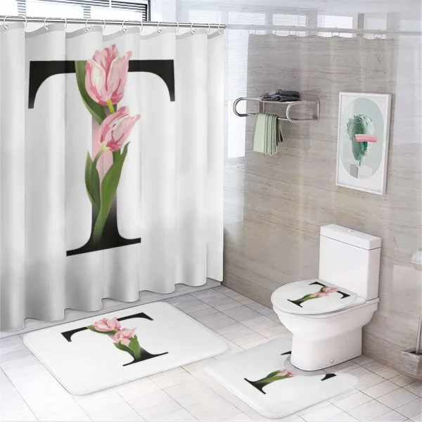 Spring Garden Flora T on a shower curtain