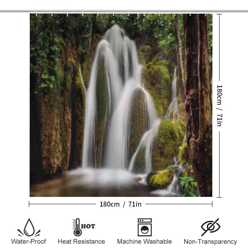 Waterfall Forest Cascade — Detail 2