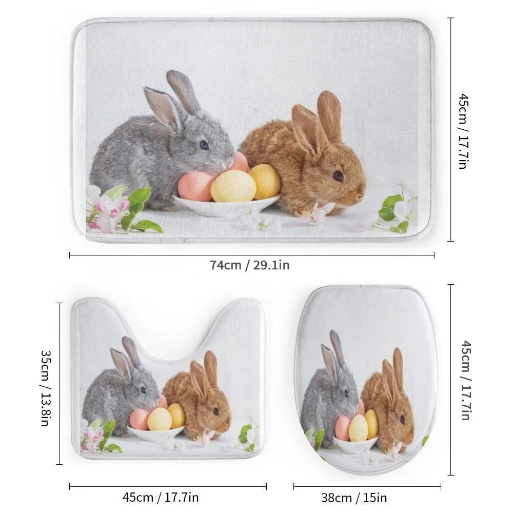2 Rabbits with Eggs — Detail 1
