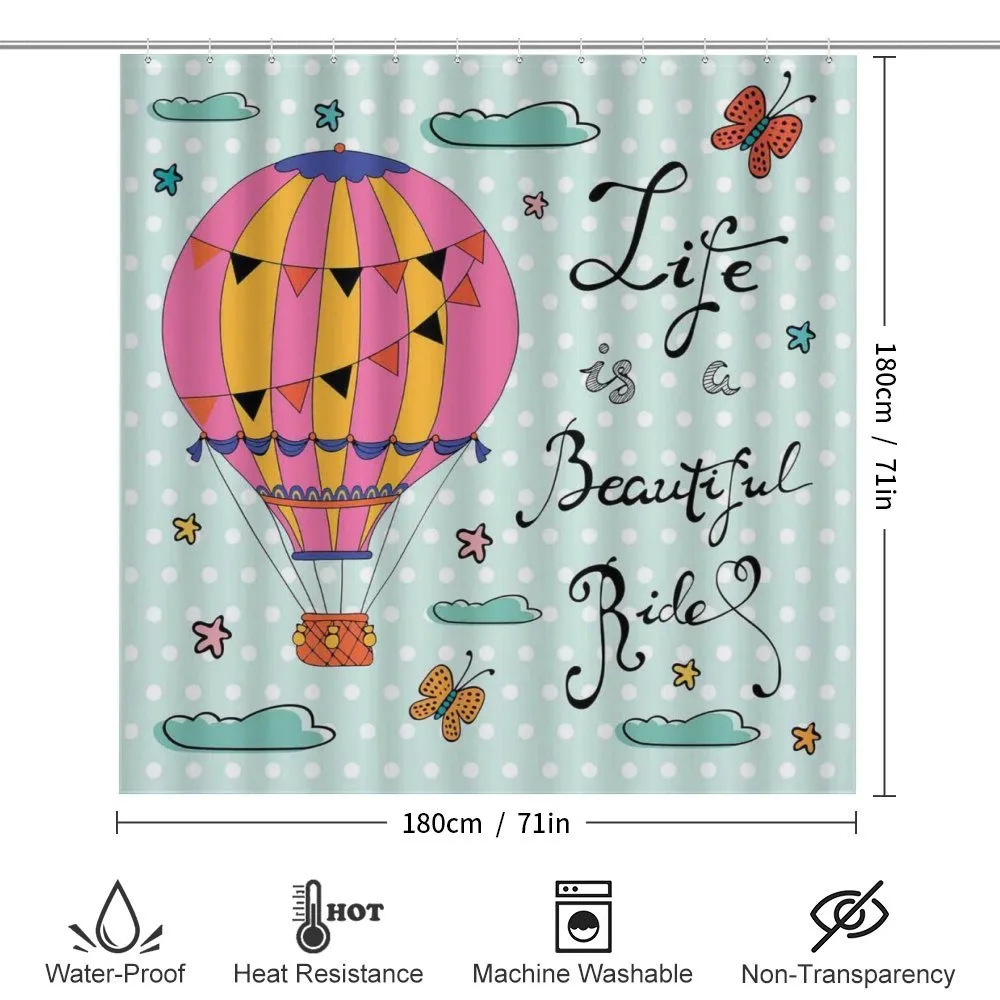 Air Balloon Polka Dots Text — Detail 2